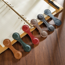 Custom Leather Magnetic Teardrop Design Bookmark