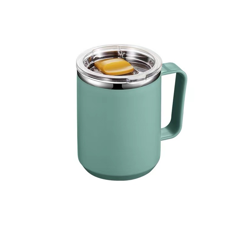 15oz Minimalist Stainless Steel Mug With Handle