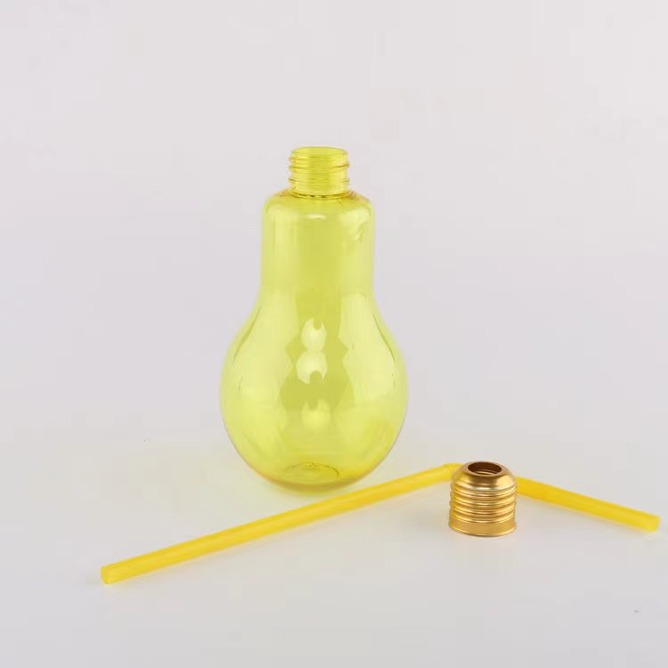 16 oz Light Bulb Cup with Straw