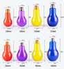3.4 oz - 17oz Mini Big Light Bulb Plastic Cup Bottle