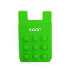 Silicone Push Pop Cell Phone Wallets
