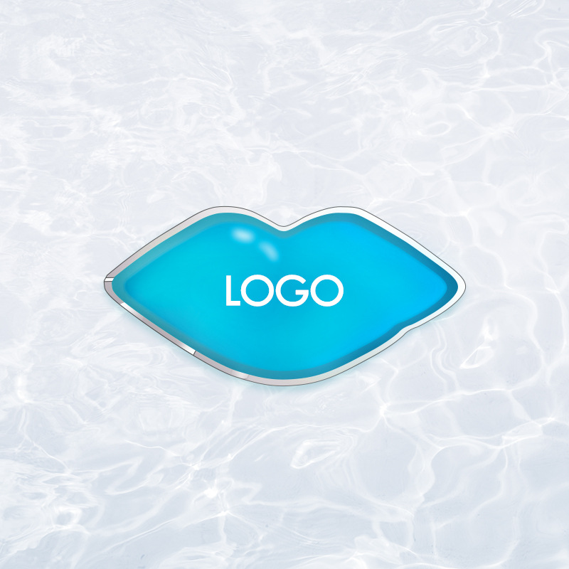 Cool PVC Lip Ice Gel Pack Patch for Summer Cold Relief