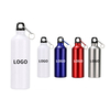25oz Portable Aluminum Sports Water Bottle with Carabiner