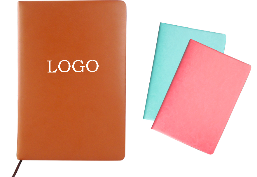  Custom Promotional A5 PU Leather Cover Notebook