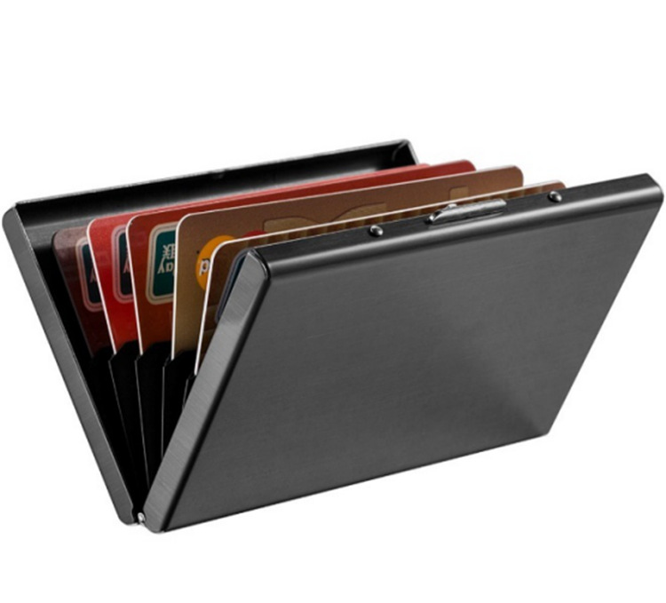 Custom RFID Stainless Steel Card Holder To Protect Your Cards
