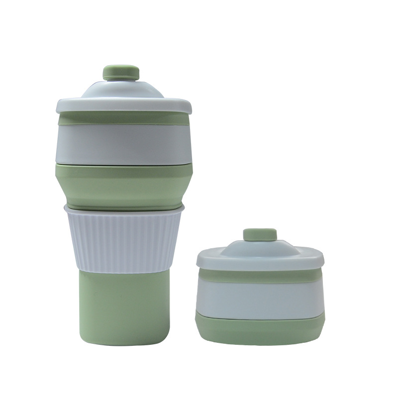 12 Oz. Folding Silicone Coffee Cup BPA Free