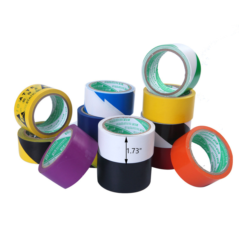 Hazard Warning Safety Stripe Adhesive Tape 1.73 Inch x 328 Feet Ideal for Walls, Floors, Pipes, and Equipment