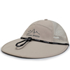 Flat Bill Super Wide Brim Snapback Trucker Mesh Hat