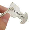 Zinc Alloy Key Ring Shopping Trolley Tokens Portable Metal Keychain for Change or Grocery Shopping Cart