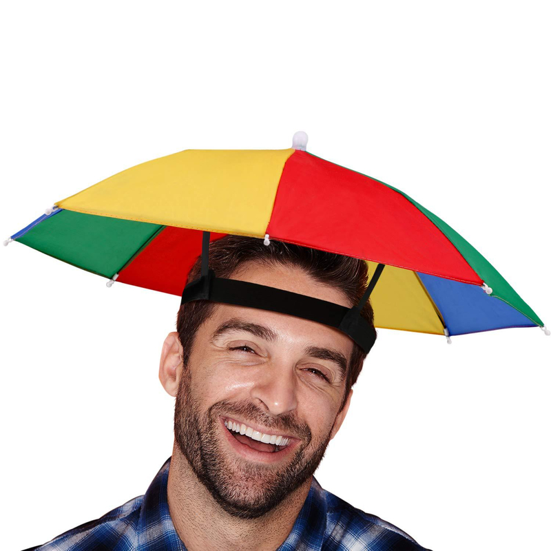 Rainbow Umbrella Hat