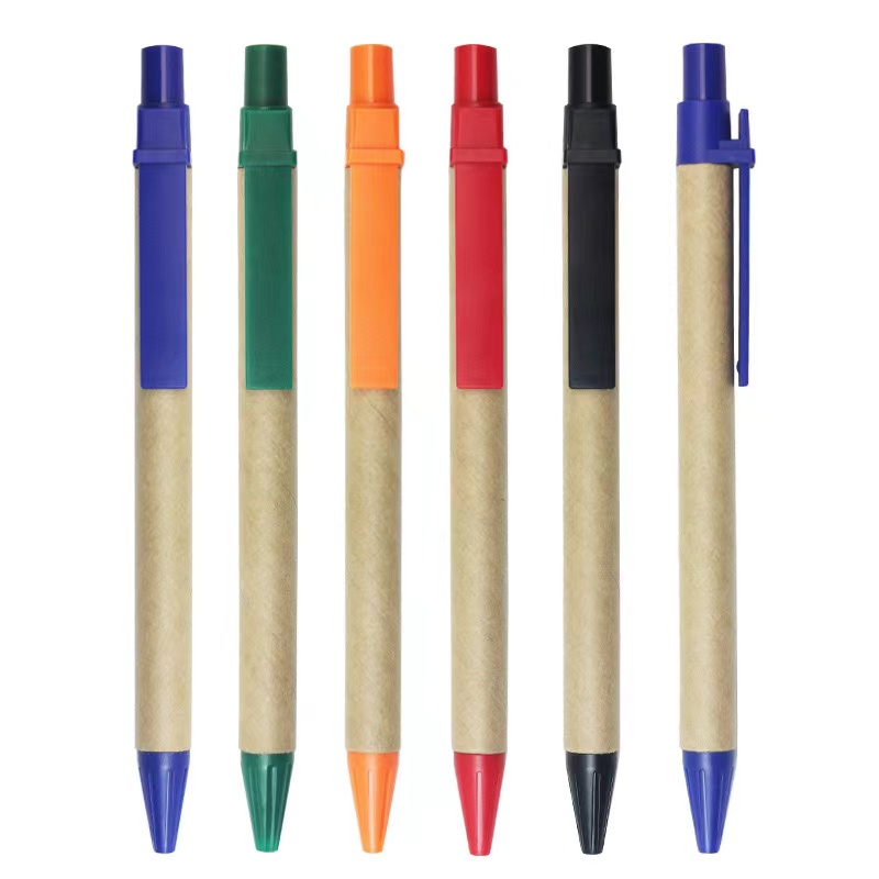 Kraft Paper Barrel Ballpoint Pen