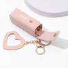 Portable Lipstick Mouth Red Envelope Coin Purse Keychain