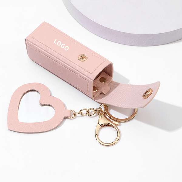 Portable Lipstick Mouth Red Envelope Coin Purse Keychain