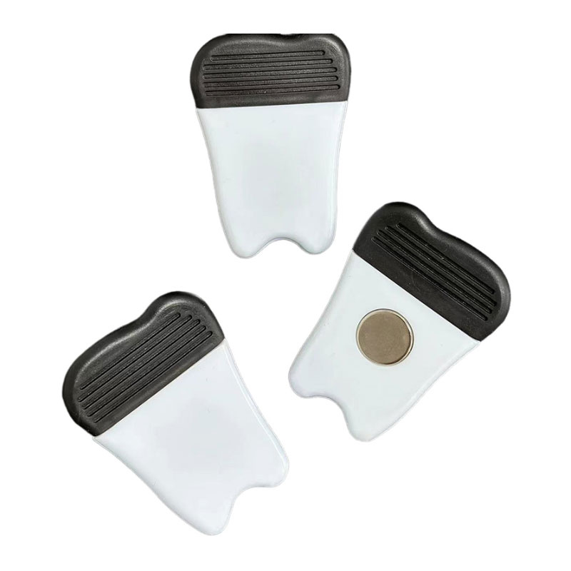 Plastic Tooth Shape Clip With Magnet