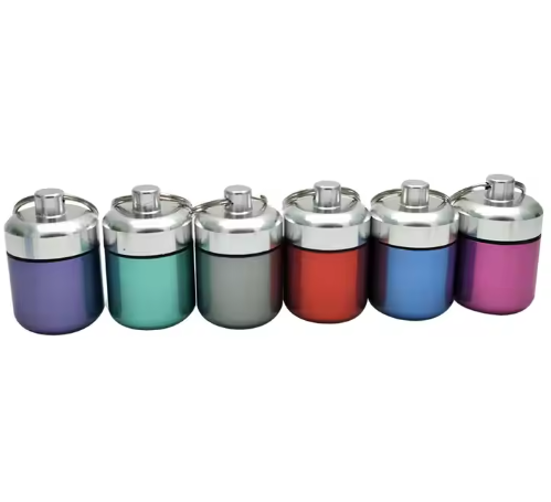 Waterproof Aluminum Mini Capsule Bottle Medicine Pill Storage