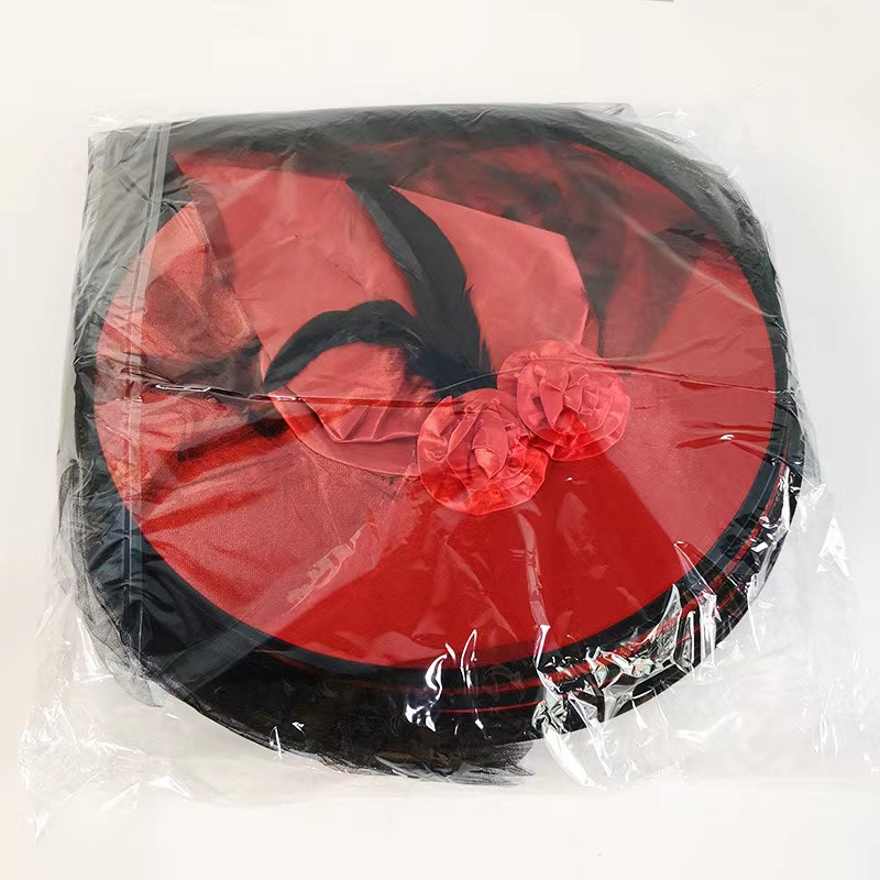 Witch Hat with Rose Net