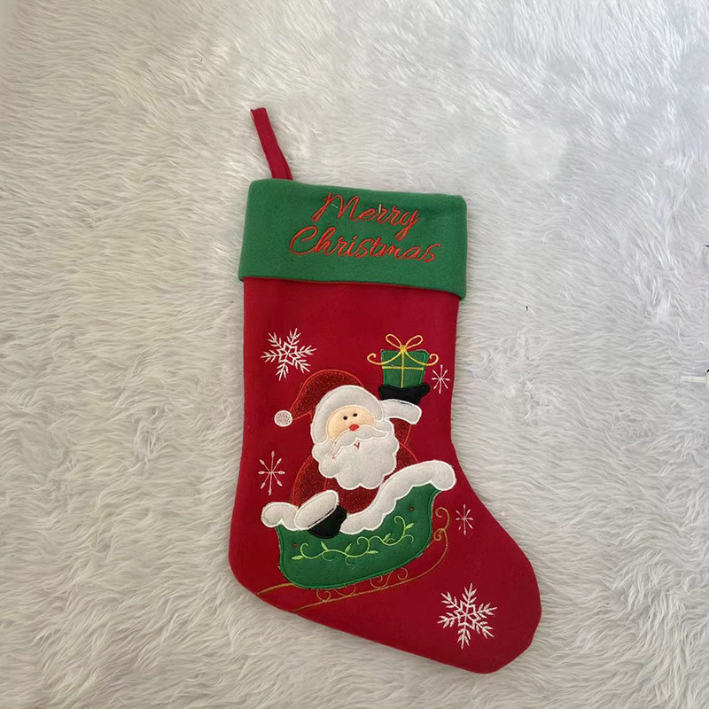 Festive Christmas Stocking Gift Bags Socks