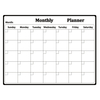 Reusable Magnetic Dry Erase Monthly Planner