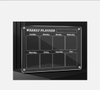 Fridge Magnetic Clear Acrylic Weekly Planner Board Dry Erase