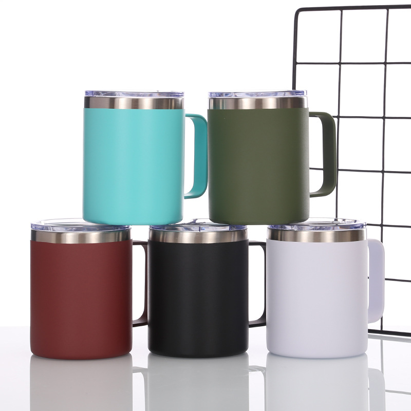 12oz Stainless Steel Insulated Vacuum Coffee Mug Cup
