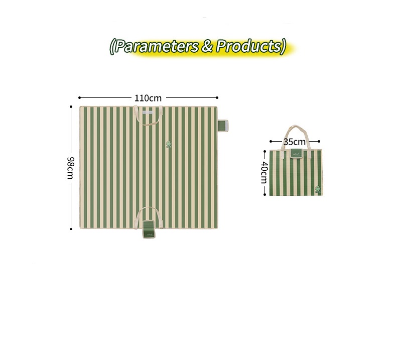 2 in 1 Foldable Insulated Cooler Bag Picnic Blanket