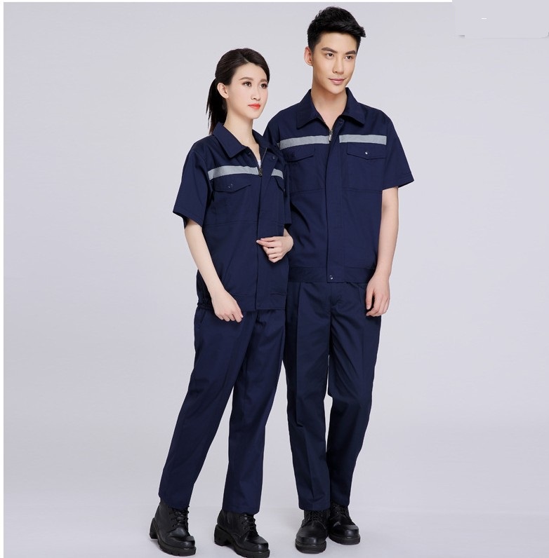 Reflective Shirt Workwear Set High Visibility Work Jacket