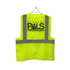 Class 2 Mesh Zip-Front Vest High Visibility Work Shirt
