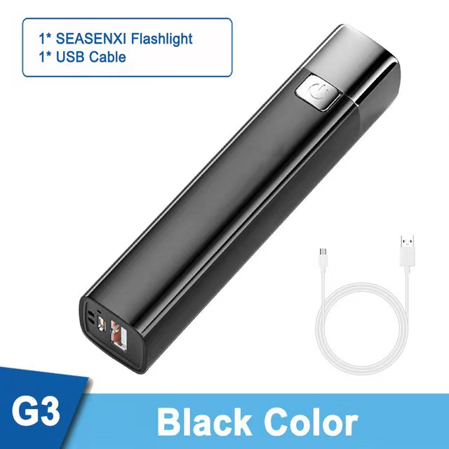 Portable Power Bank Flashlight