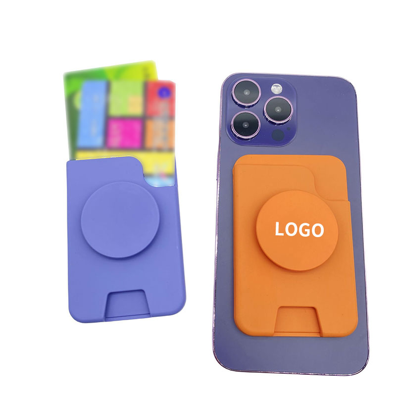 Magnetic Cell Phone Wallets Card Holder With Stand