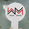 Diecut Auction Paddle