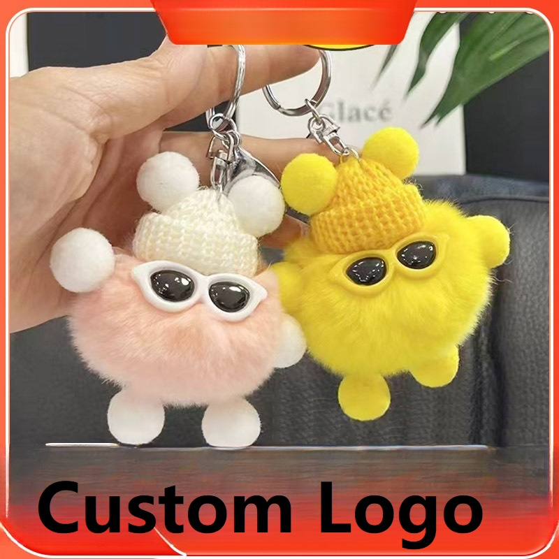 PU Elephant Stress Ball Keychain Pressure Reliever Keyring