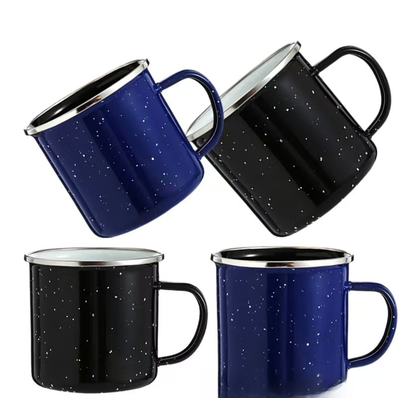 16oz Stainless Steel Enamel-coated Campfire Mug Coffee Tea Cup