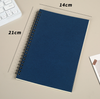 Premium Classic A5 Spiral Lined Notebooks Coil Bound Journal