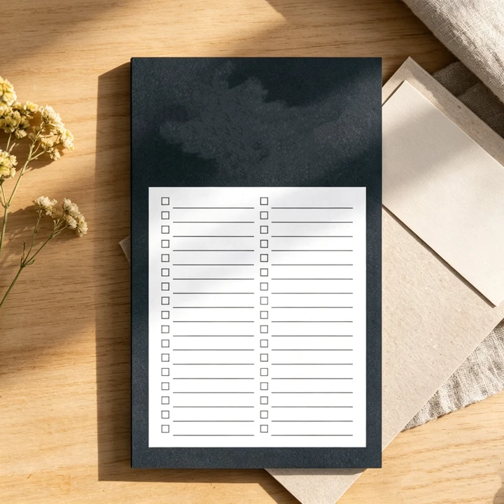 Refrigerator Magnetic Notepad Memo Board