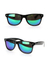 Print Color Mirrored Lenses Sporty Sunglasses