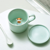 Celadon Ceramic Stereoscopic Cute Animal Mug