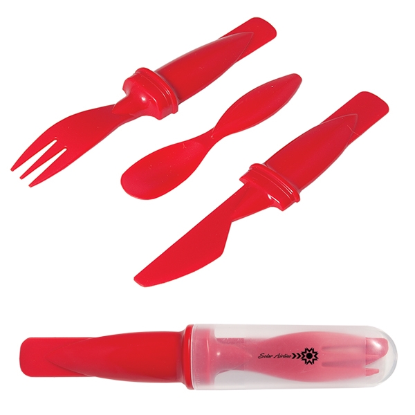 Utensil Set with knife, fork, and spoon
