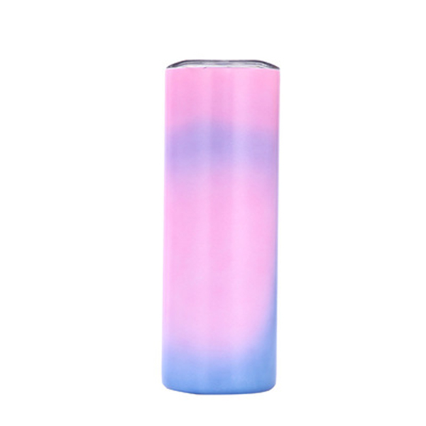 Creative Temperature Change Color Car Stainless Steel Water Bottle Coffee Mug 