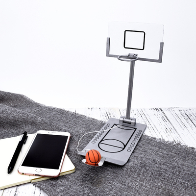 Table Basketball Shooting Game Creative Mini Spring Basketball Foldable and Easy to Carry