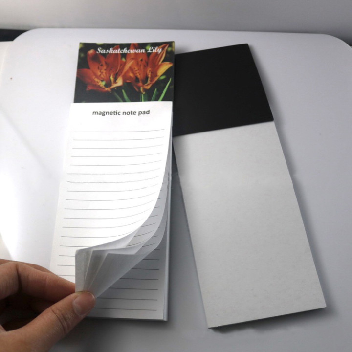 Business Card Magnet with 50-Sheet Notepad