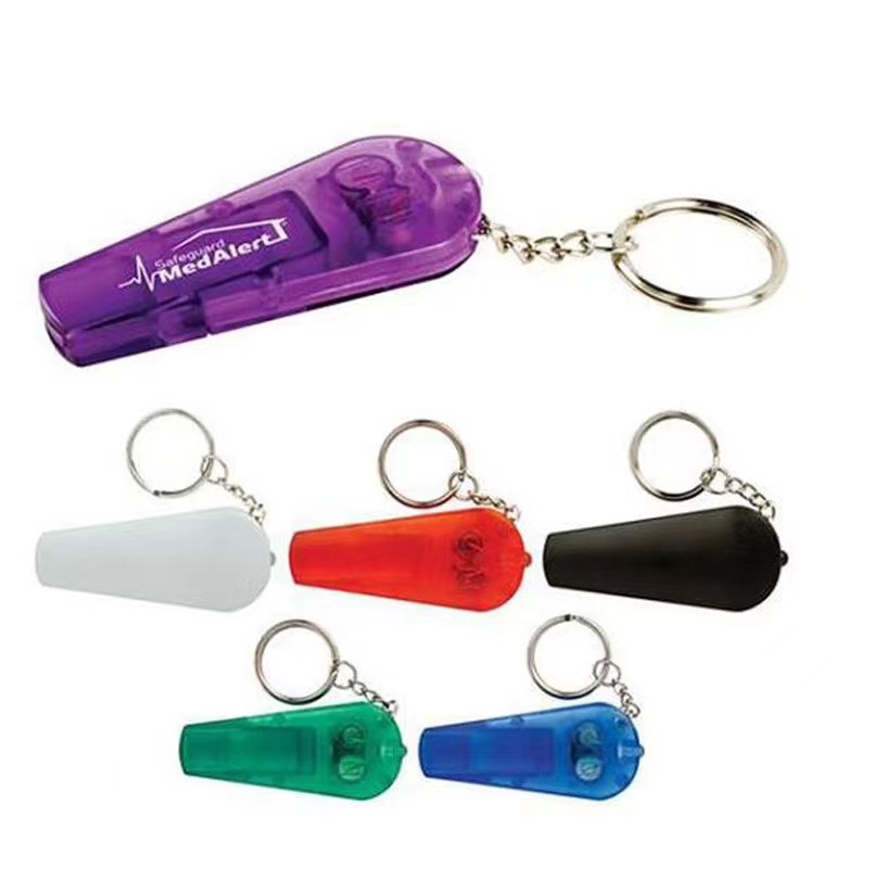 Whistle LED Key Chain