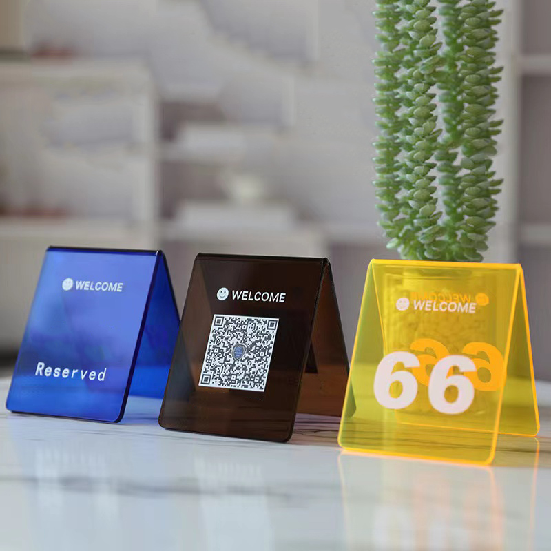 Double-sided tabletop display