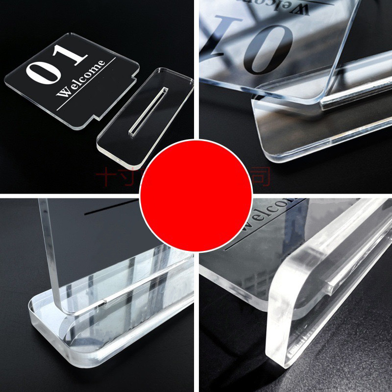 Acrylic Holder Table Card