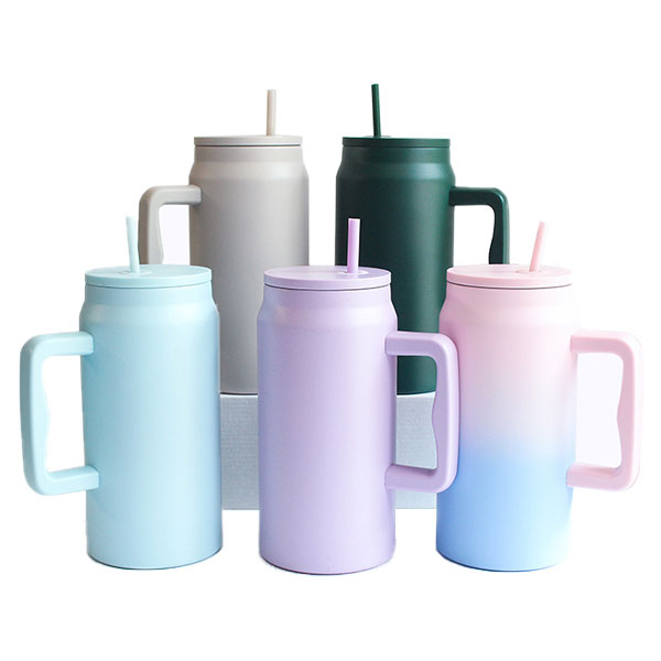 Customized 50oz Big Mac Straw Insulation Tumbler
