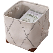 Canvas Storage Basket Storage Frame