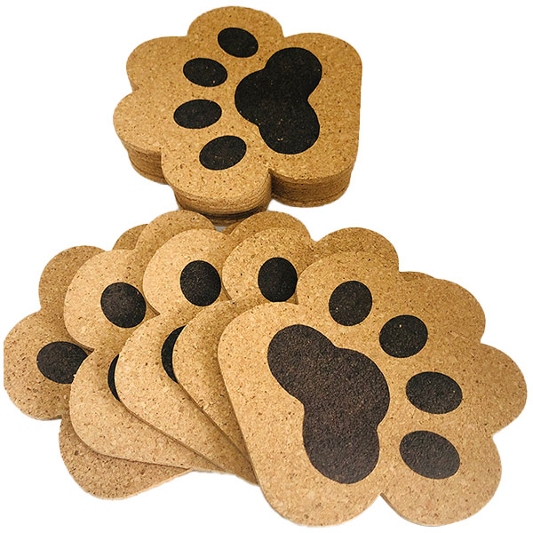 Cute Cartoon Style Home Cork Insulated Coasters