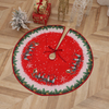 New Cartoon Round Elk Christmas Tree Decoration Base Mat