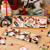 New Christmas Decorations Wooden Pendant Santa Claus