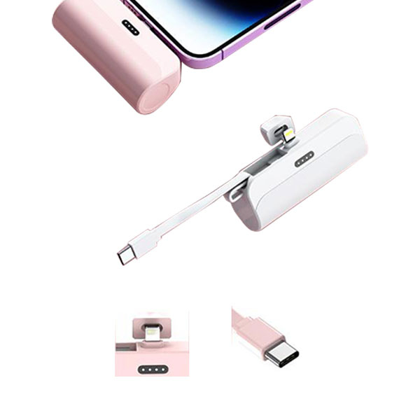 Wireless Mini Portable Compact Mobile Power Fast Charge