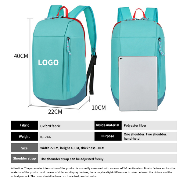 Cycling and Mountaineering Summer Camp Backpack With Logo Printing 